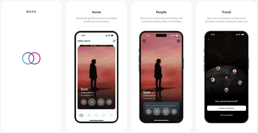1. Raya Celebrity App
